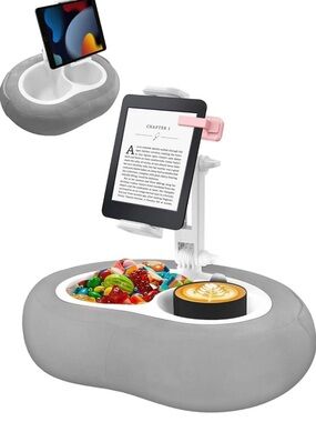 Tablet pillow stand compatible with 5”-12.9” kindle iPad phone tablet